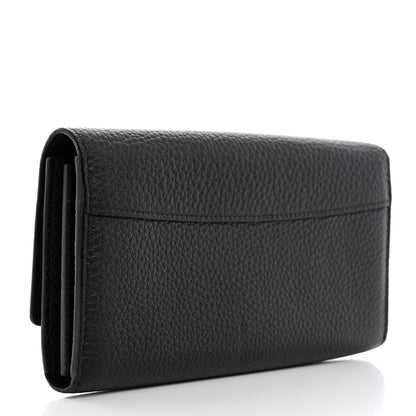 Louis Vuitton Taurillon Capucines Snakeskin Wallet Black 3 of 8