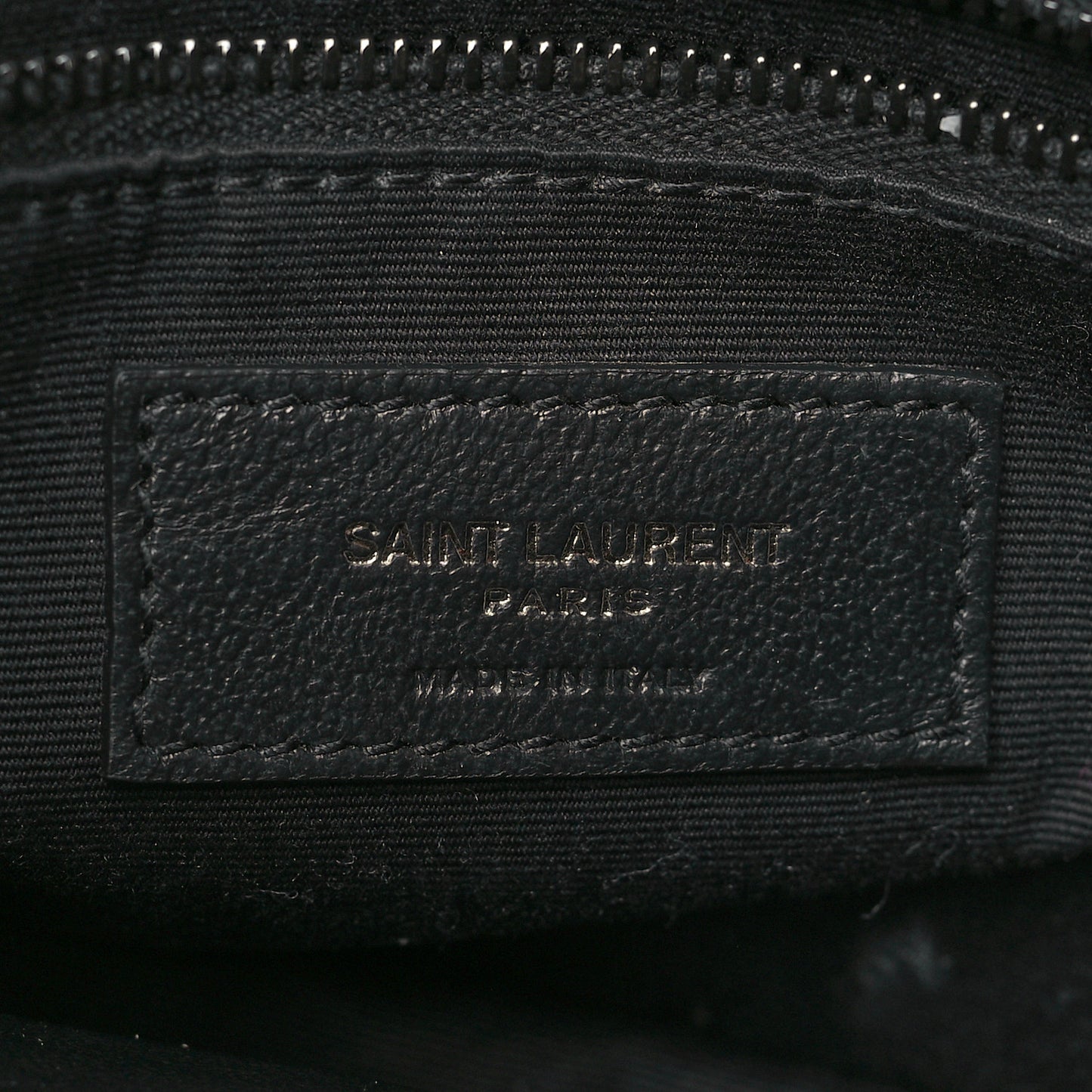 Crinkled Calfskin Matelasse Monogram Niki Chain Wallet Black