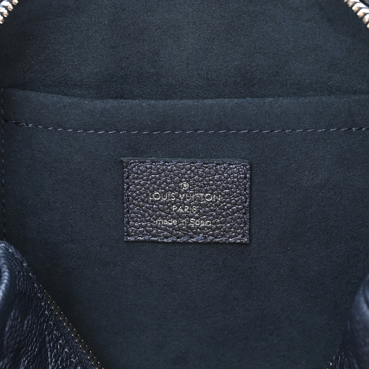 Metallic Empreinte Monogram Giant Speedy Bandouliere 20 Navy Nacre