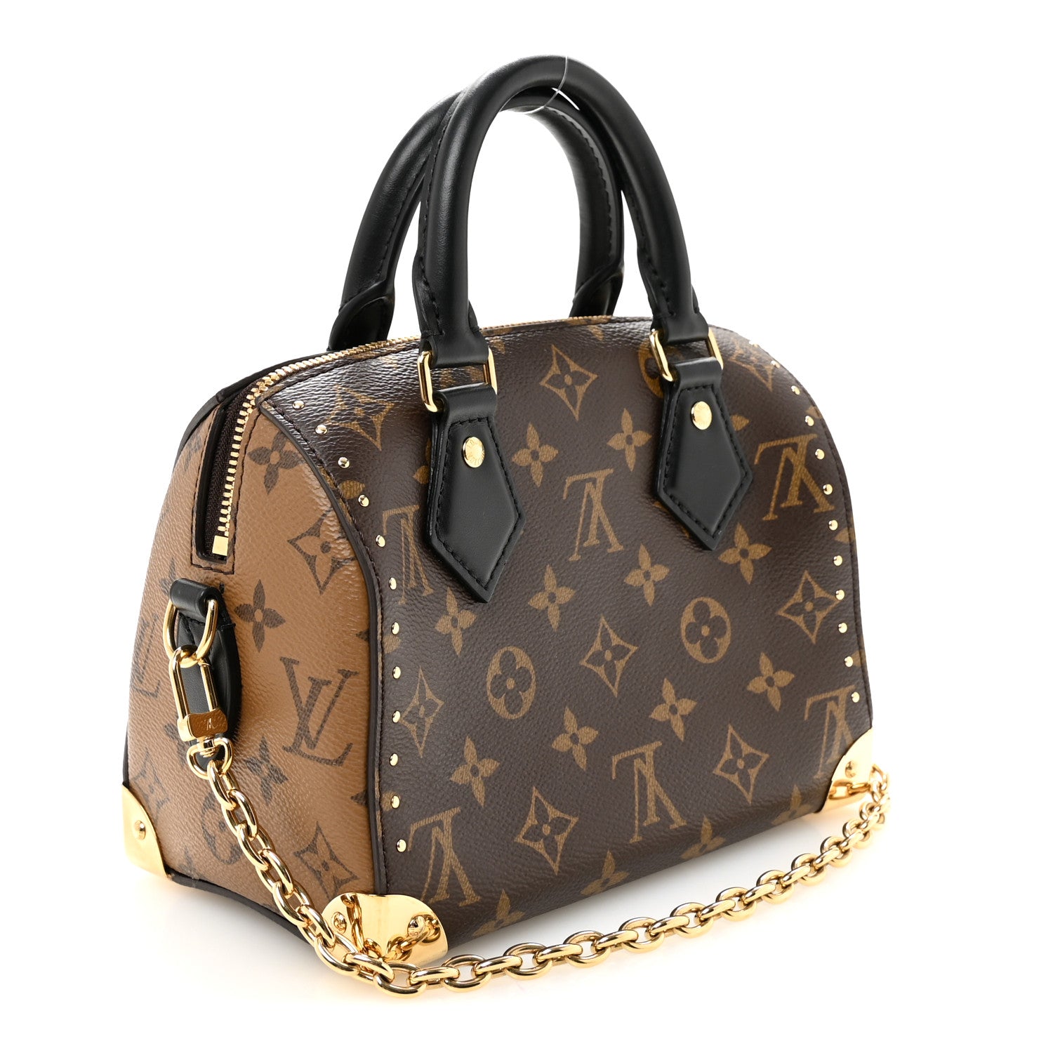 Louis Vuitton Reverse Monogram Speedy Trunk 20 3 of 9