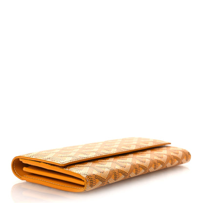 Goyard Goyardine Varenne Long Wallet Yellow 4 of 6