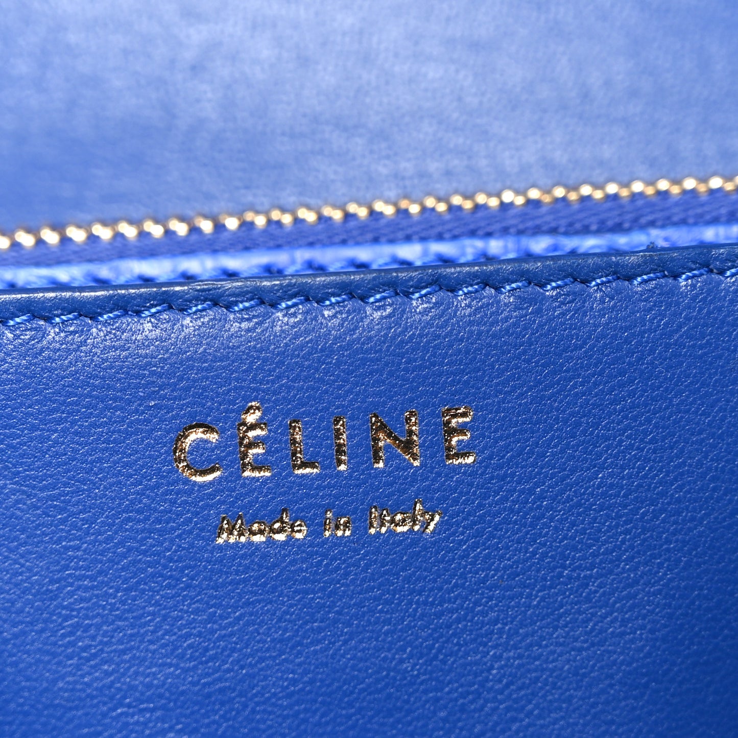 Snakeskin Medium Classic Box Flap Blue