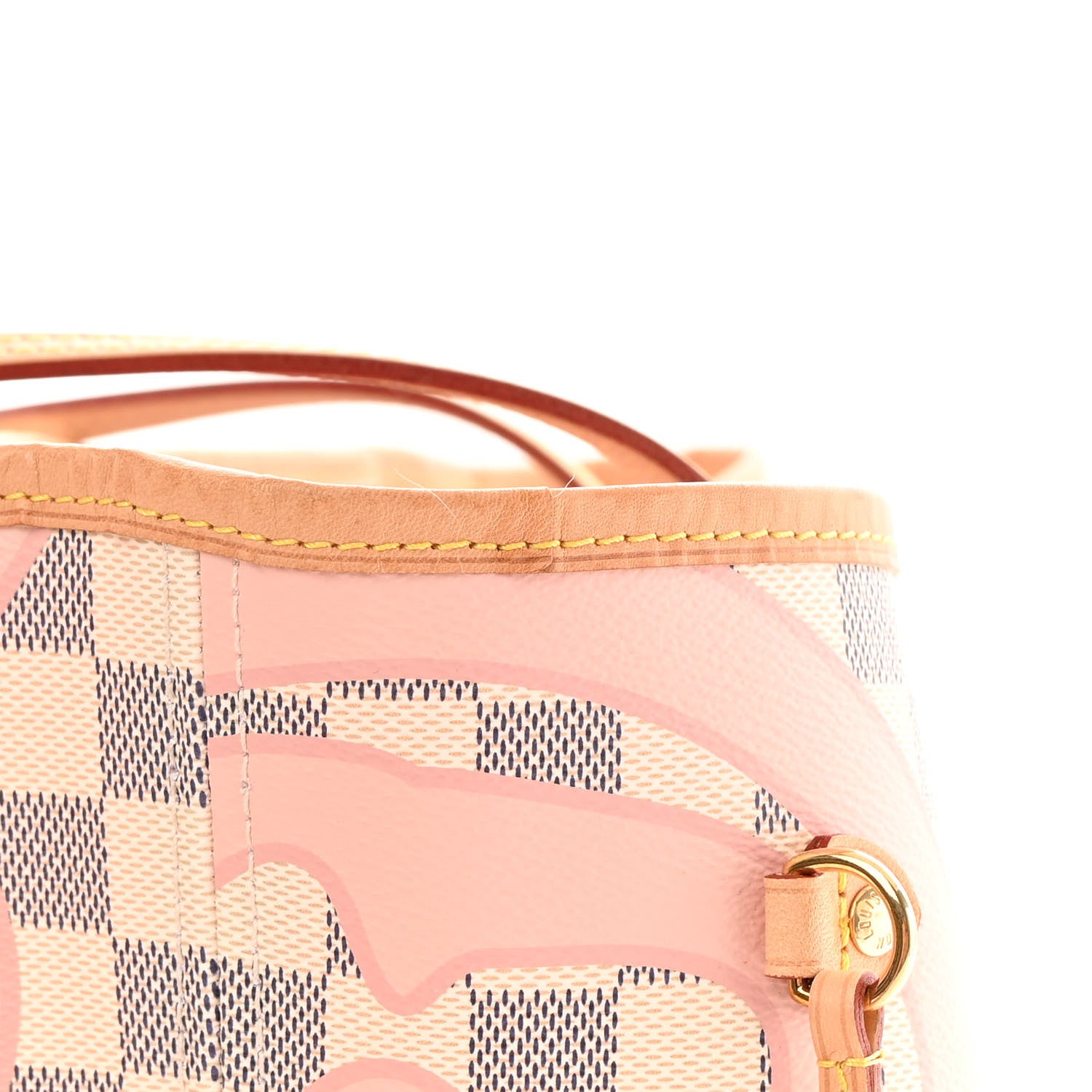 Louis Vuitton Damier Azur Tahitienne Neverfull MM 19 of 21