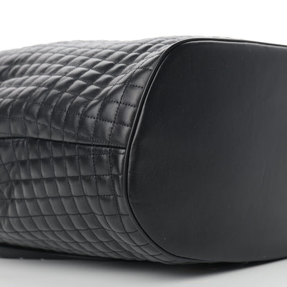 Celine Calfskin Quilted Small C Backpack Black 9 of 12