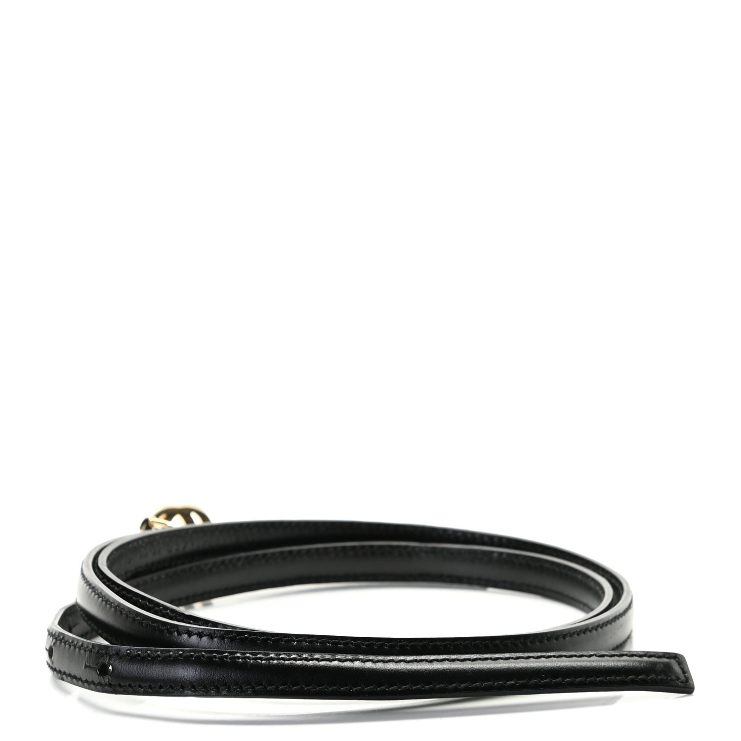 Gucci Calfskin Double G 12mm Belt 80 32 Black 3 of 3