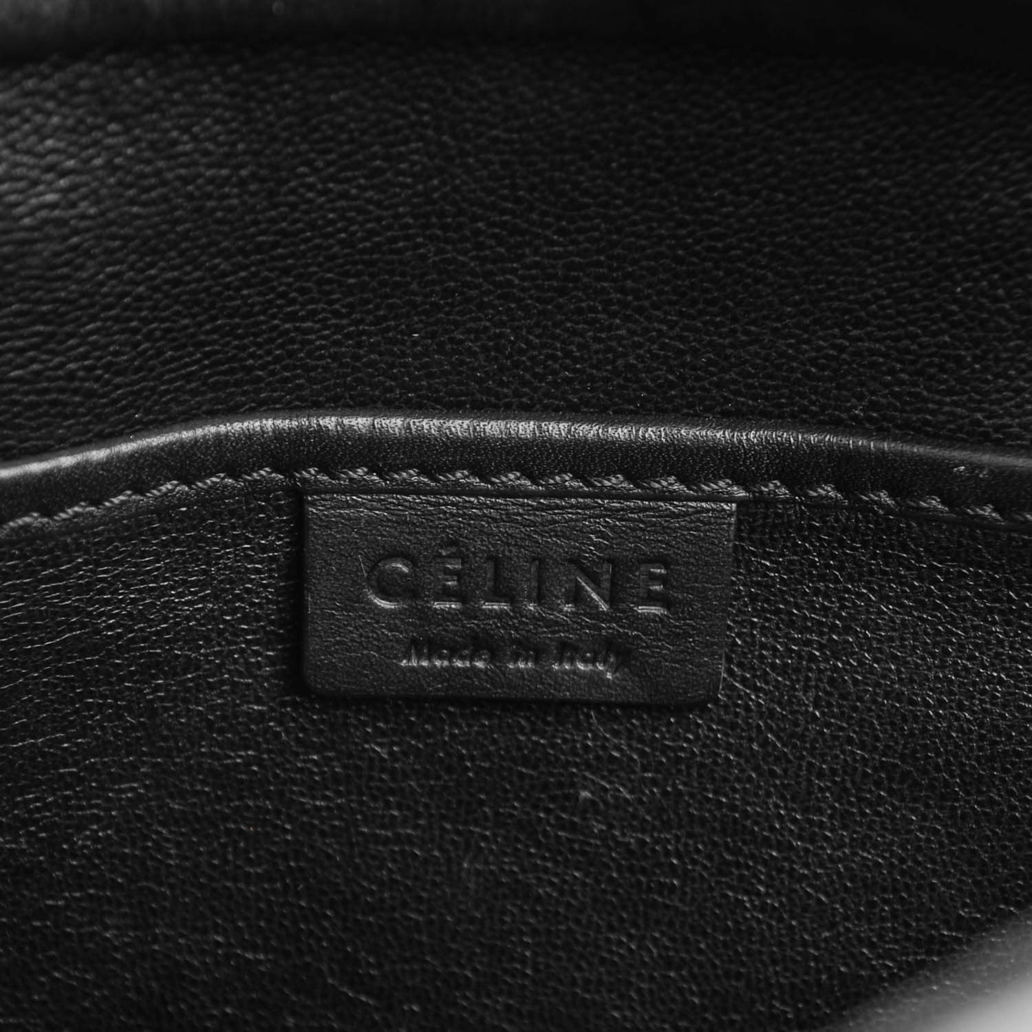 Celine Smooth Calfskin Nano Luggage Black 7 of 7