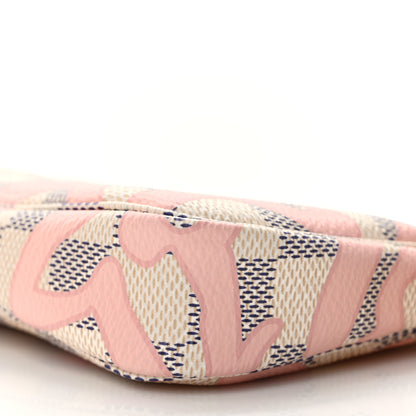 Louis Vuitton Damier Azur Tahitienne Mini Pochette Accessories 7 of 8