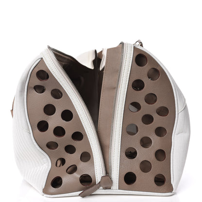 Hermes Toile Buffle Skipper TouTou Pet Carrier Etoupe 7 of 13