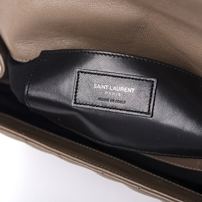 Saint Laurent Sheepskin Matelasse Chevron Monogram Medium College Bag Fard 11 of 15