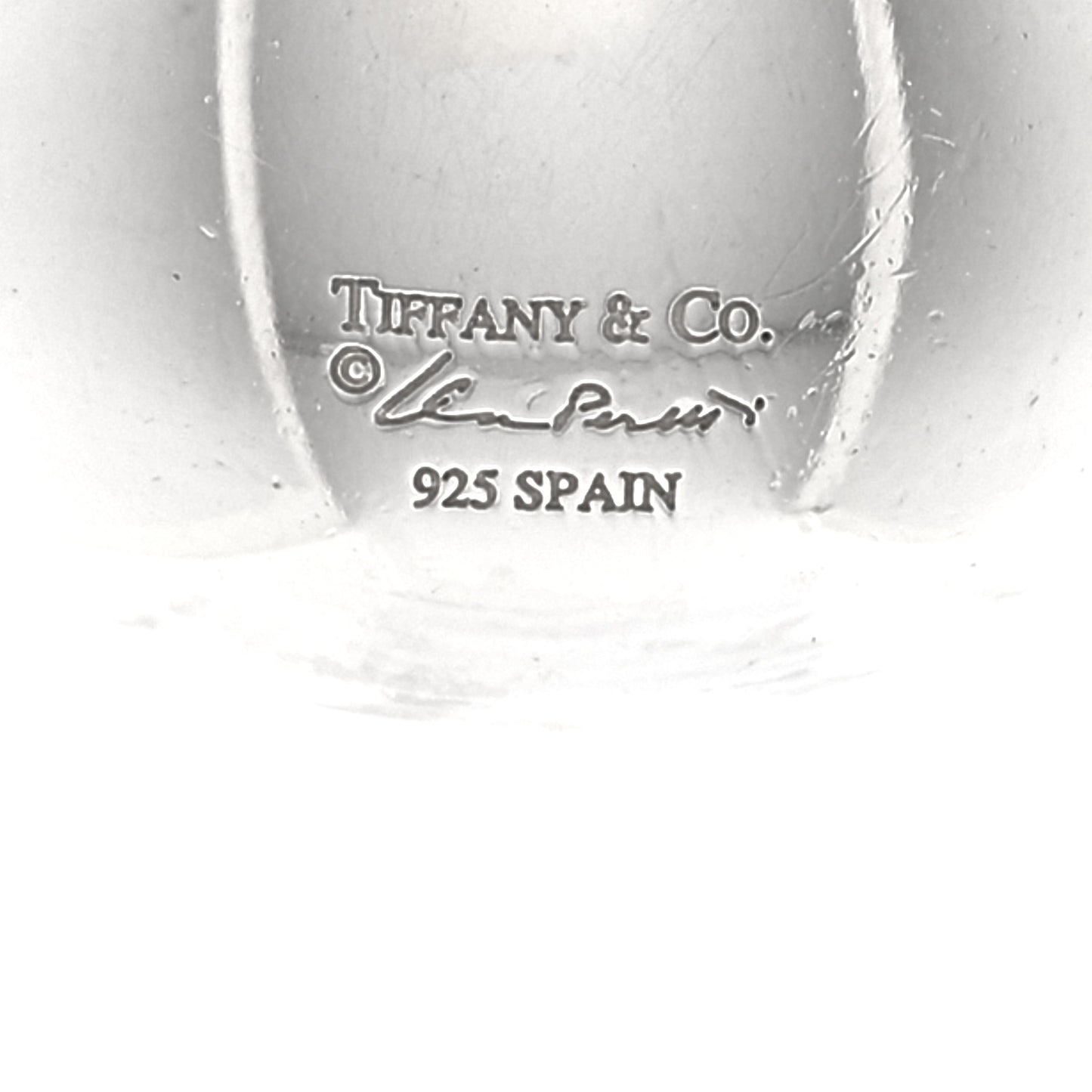Sterling Silver Small Elsa Peretti Bottle Pendant Necklace