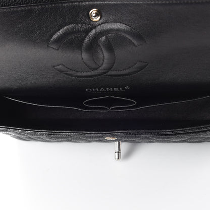 Chanel Caviar Quilted Medium Double Flap Black 7 of 9