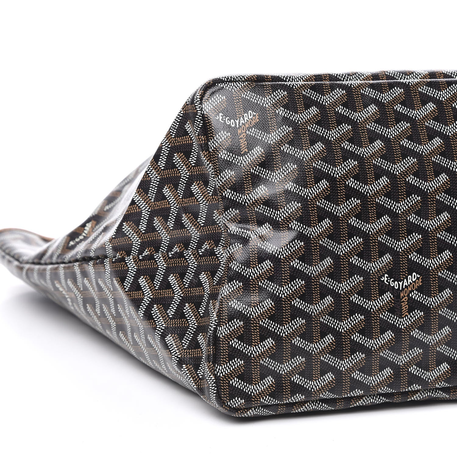 Goyard Goyardine Saint Louis GM Black Gold 6 of 8