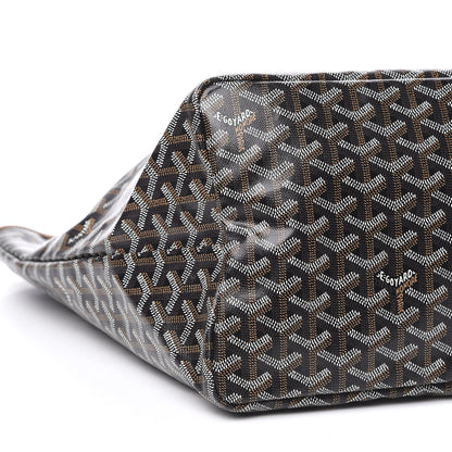 Goyard Goyardine Saint Louis GM Black Gold 6 of 8