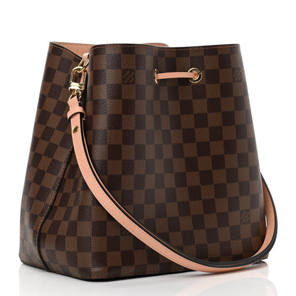 Louis Vuitton Damier Ebene Neonoe MM Venus Pink 3 of 11