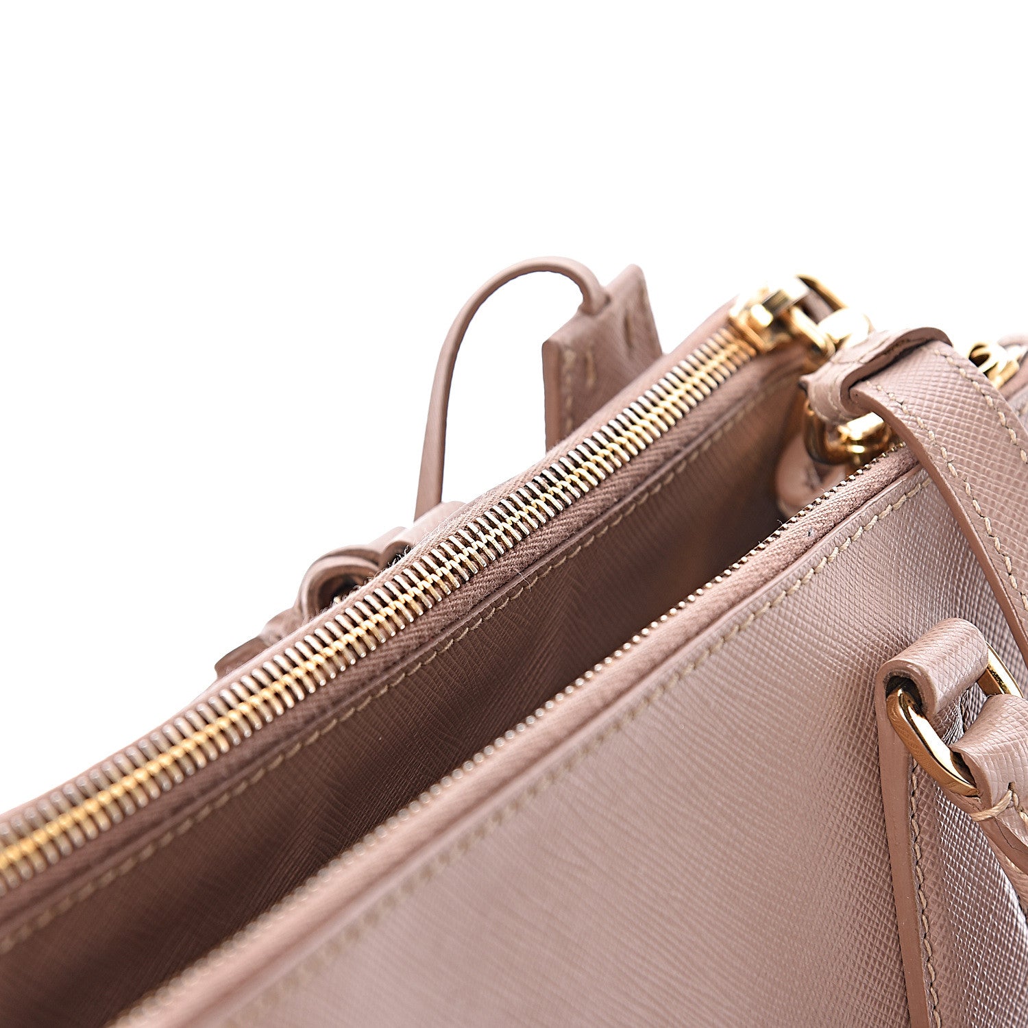 Prada Saffiano Small Galleria Double Zip Tote Cammeo 14 of 17
