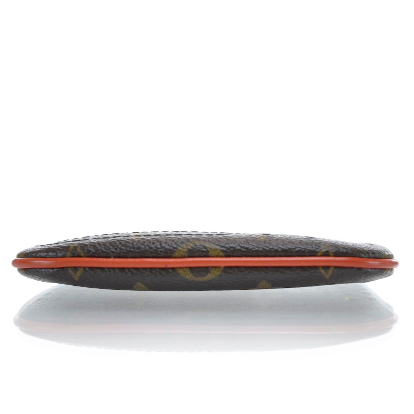 Monogram Perforated Key Pouch Orange