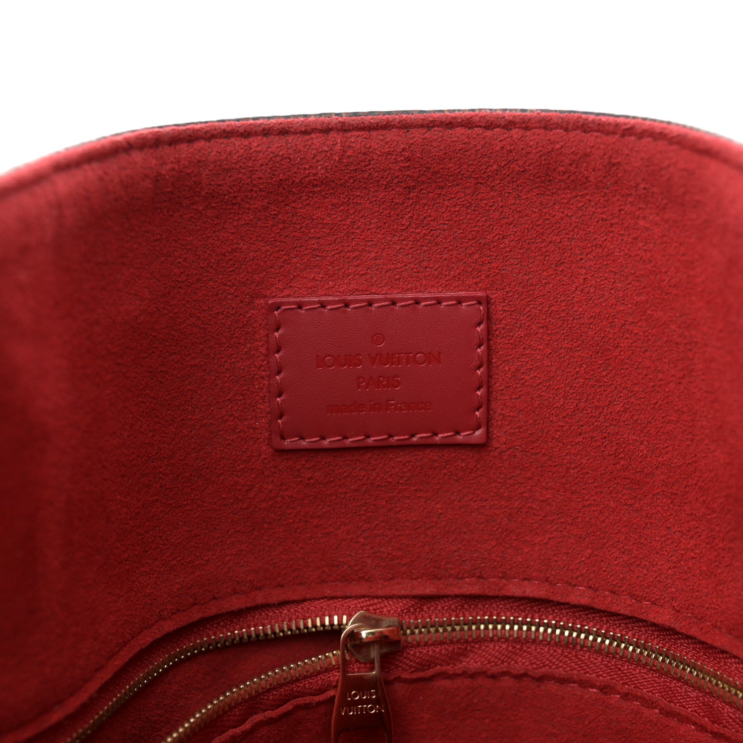 Louis Vuitton Damier Ebene Caissa Hobo Cherry 6 of 15