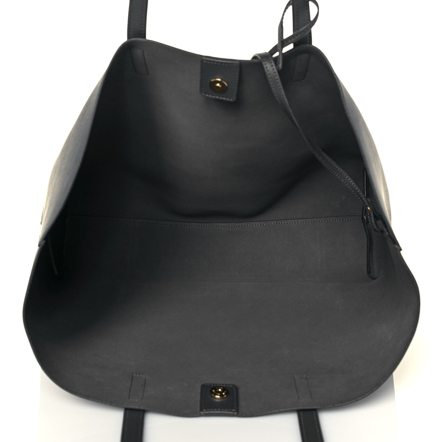 Saint Laurent Calfskin Large Shopping Tote Storm 6 of 14
