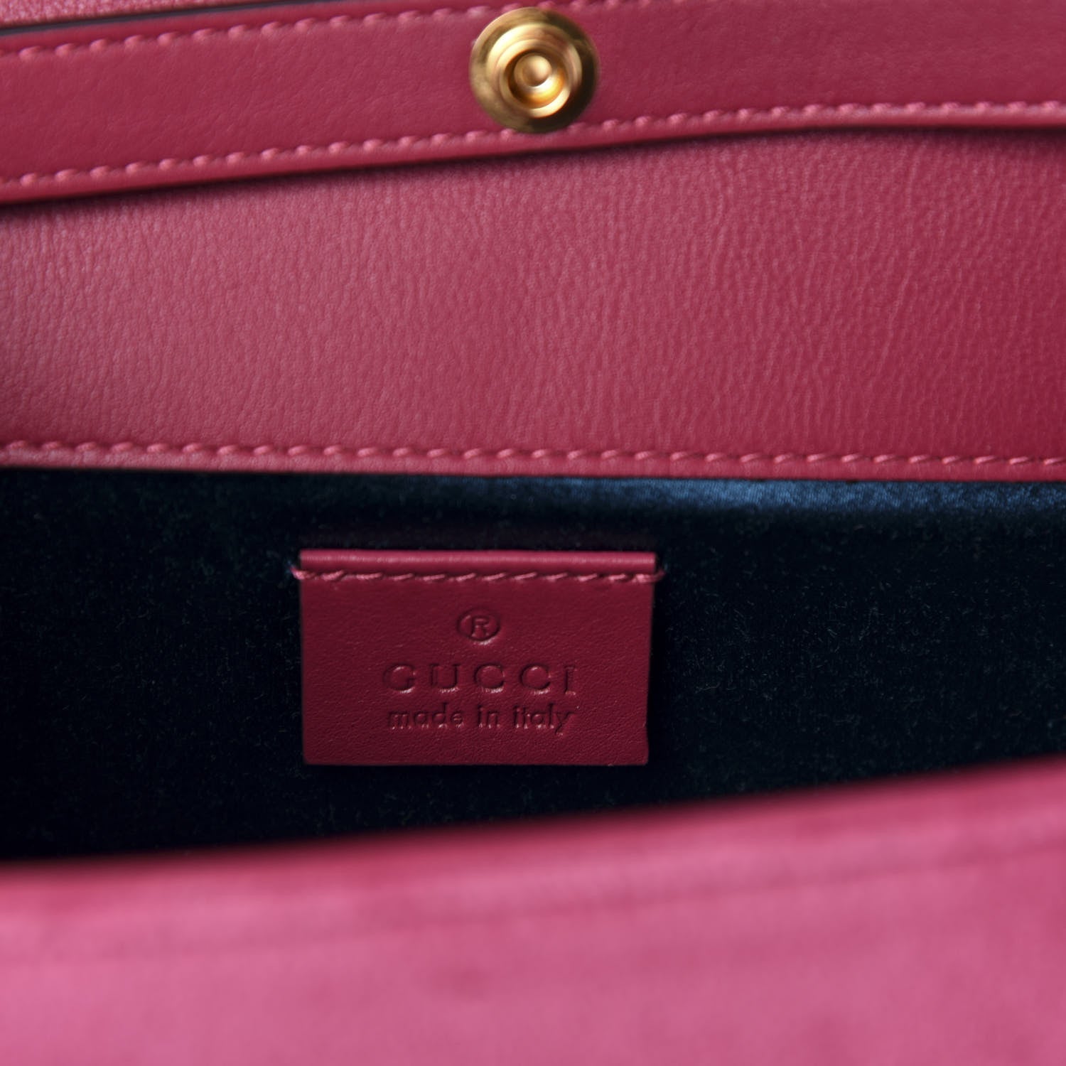 Gucci Velvet Crystal Square G Shoulder Bag Light Raspberry Rose 8 of 10