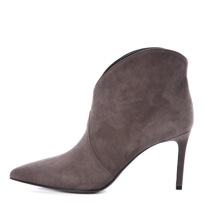 Saint Laurent Suede Paris 105 Boots 36.5 Road Grey 1 of 8