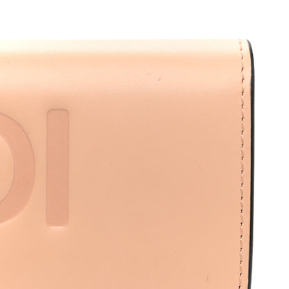 Fendi Vitello King Tamponato Logo Embossed Continental Wallet Poudre 8 of 11