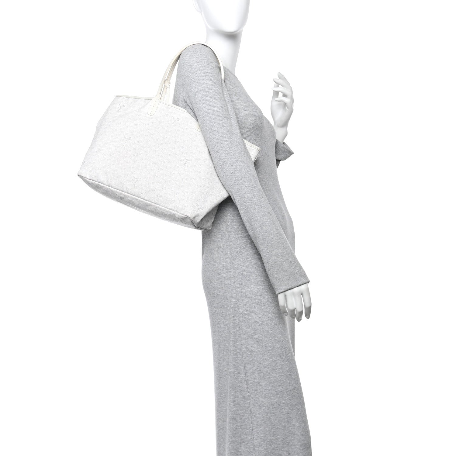 Goyard Goyardine Saint Louis PM White 2 of 14