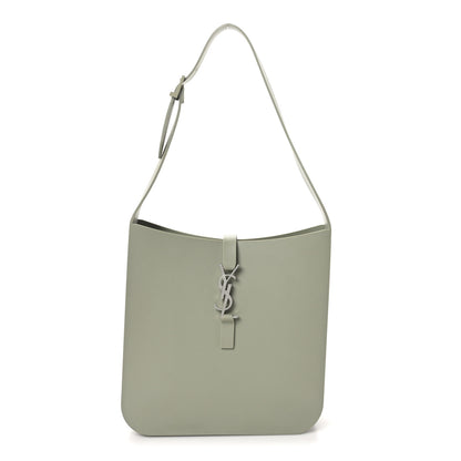 Saint Laurent Rubber Small Le 5 A 7 Supple Hobo Seagrass 1 of 9