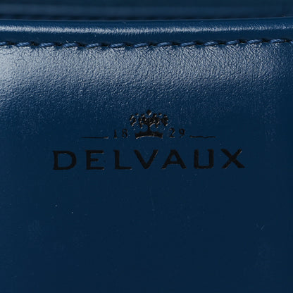 Delvaux Box Calfskin Brillant MM Satchel Blue De Prusse 6 of 9
