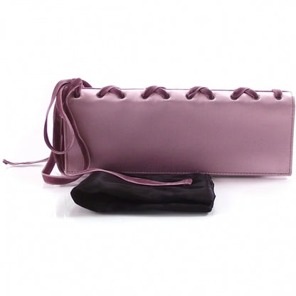 Saint Laurent Satin Corset Ballet Clutch Pink 2 of 8