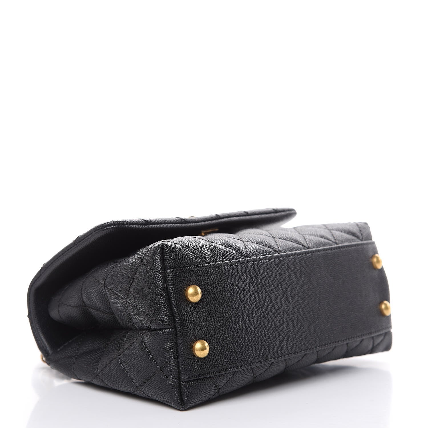 Chanel Caviar Quilted Mini Coco Handle Flap Black 4 of 10
