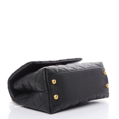 Chanel Caviar Quilted Mini Coco Handle Flap Black 4 of 10