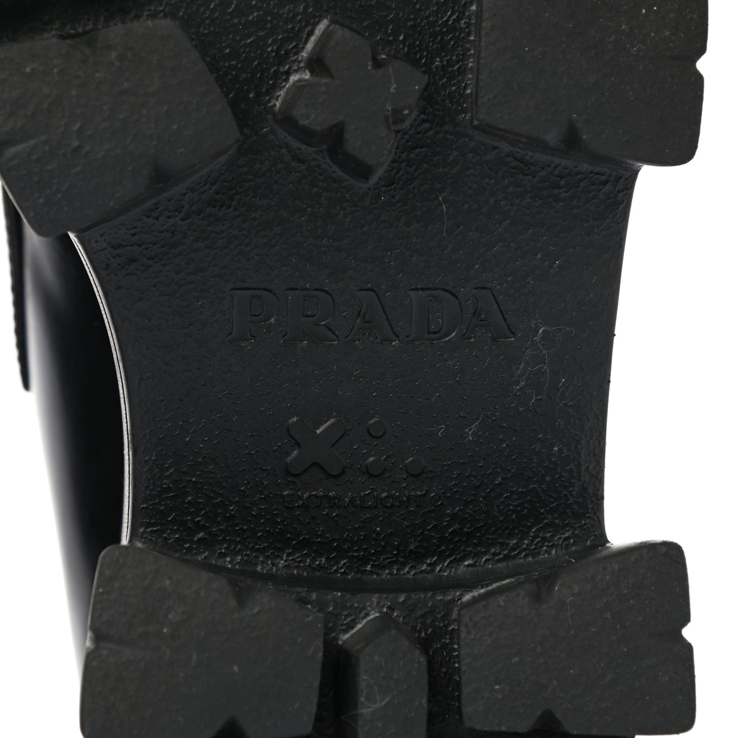 Spazzolato Rois Metal Triangle Logo Monolith 55mm Loafers 37 Black