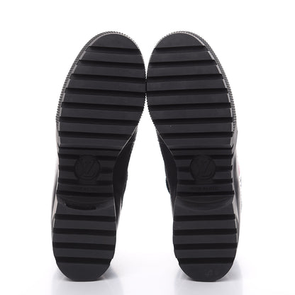 Louis Vuitton Suede Calfskin Laureate Platform Desert Boots 35 Black 5 of 8