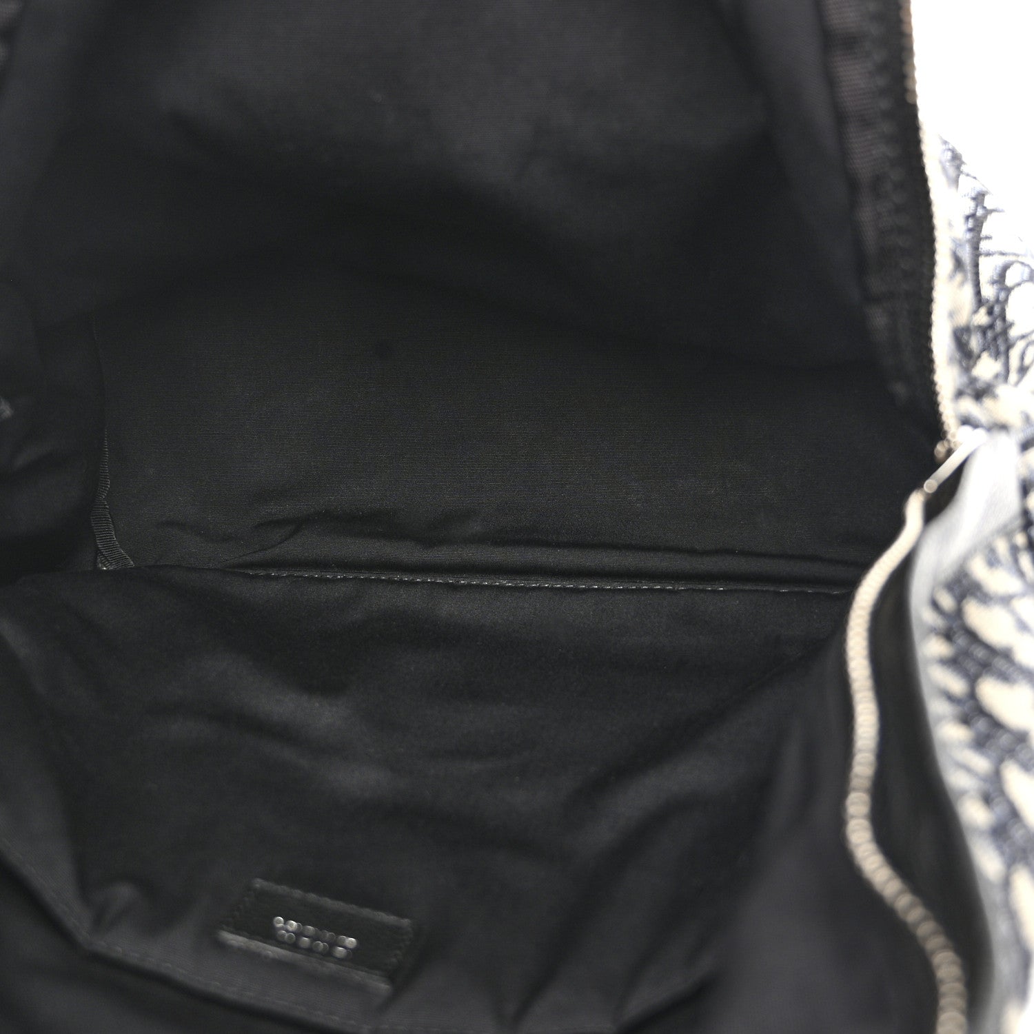 Christian Dior Oblique Calfskin Rider Backpack Beige Black 5 of 12