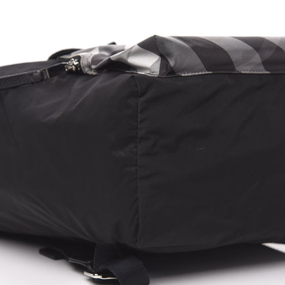Burberry Nylon Solid to Check Backpack Black 7 of 8