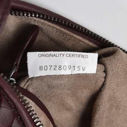 Bottega Veneta Nappa Intrecciato Crossbody Pillow Aubergine 8 of 8
