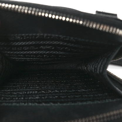 Prada Saffiano Phone Crossbody Pouch Black 5 of 9