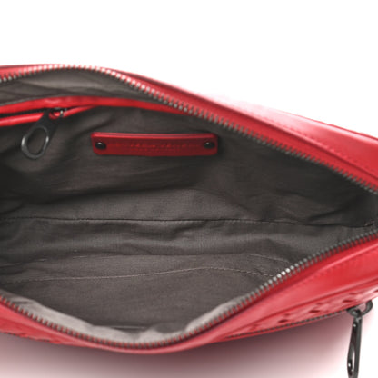 Bottega Veneta Nappa Intrecciato Document Case China Red 5 of 10