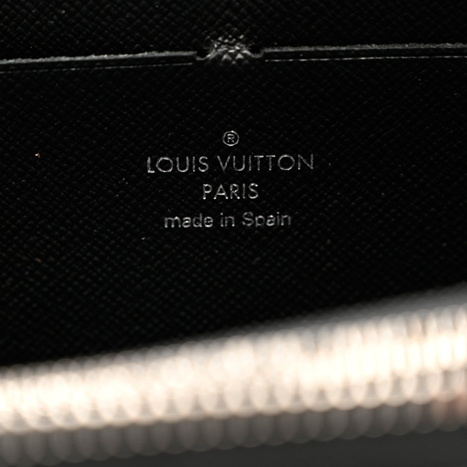Louis Vuitton Epi Clemence Wallet Black 6 of 7