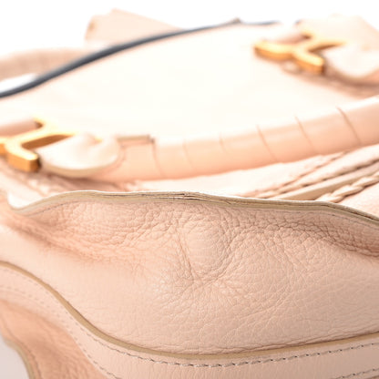 Chloe Calfskin Braided Medium Marcie Satchel Nude Pink 8 of 12