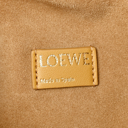 Loewe Mellow Nappa Donut Medium Chain Flamenco Knot Clutch Sahara 6 of 10