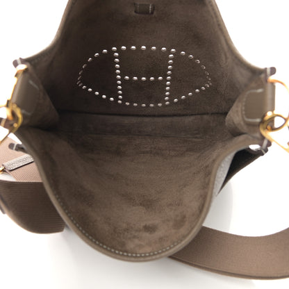 Hermes Taurillon Clemence Evelyne III PM Etoupe 5 of 11