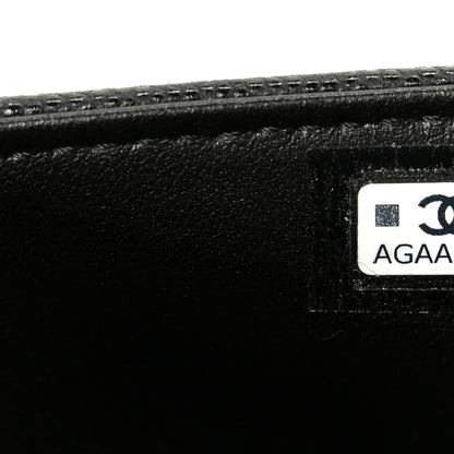 Chanel Shiny Caviar Mini Preppy Coco Shoulder Bag Black 7 of 11