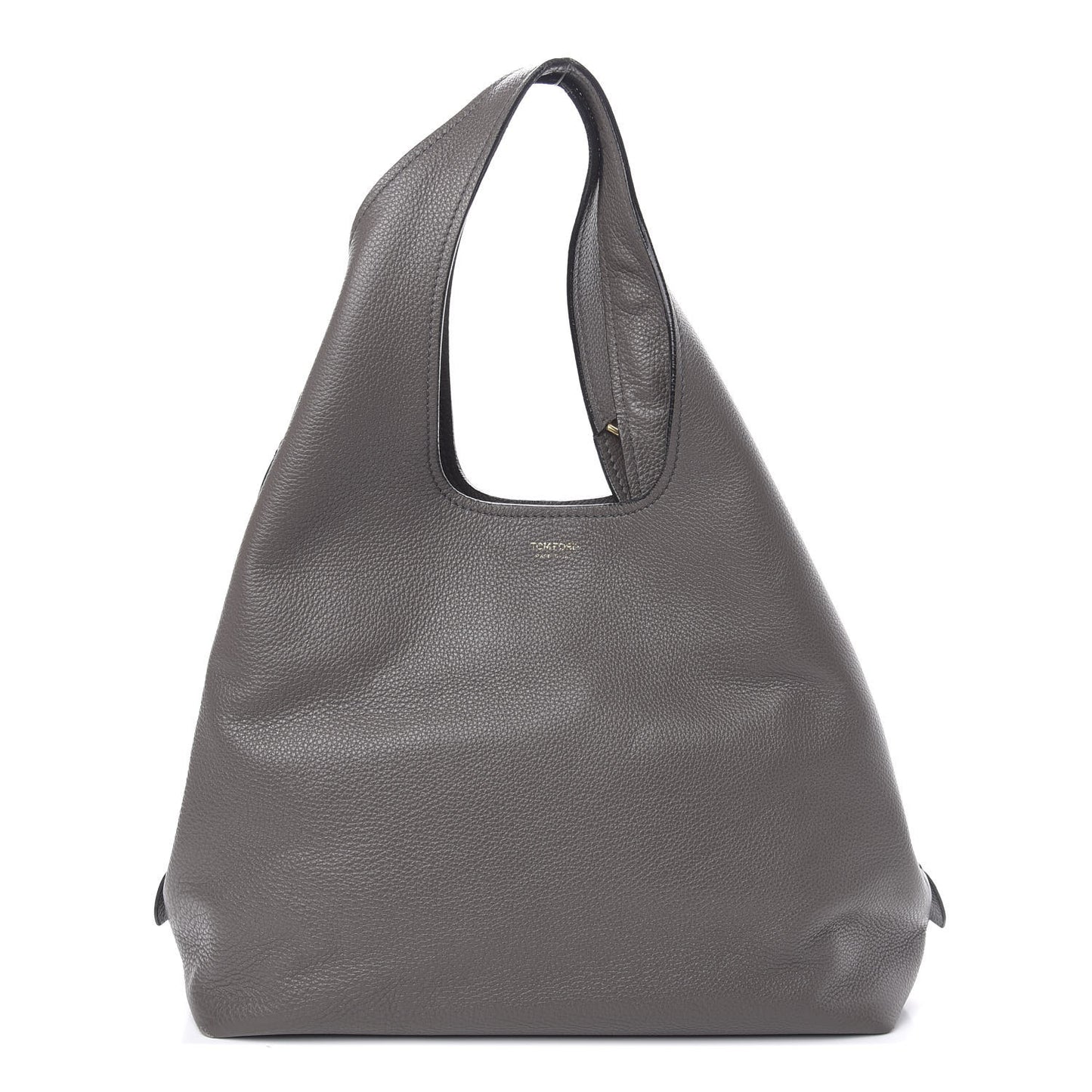 Pebbled Calfskin Jennifer Side-Zip Hobo Warm Taupe