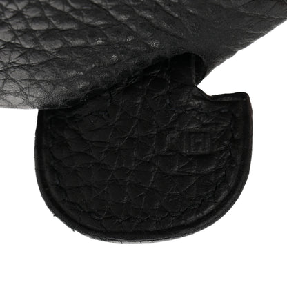 Hermes Taurillon Clemence Evelyne II PM  Black 7 of 12