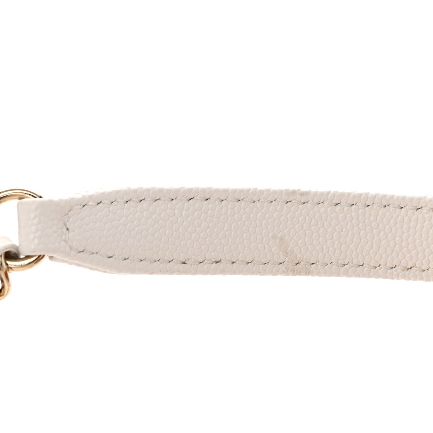 Caviar Quilted Extra Mini Coco Handle Flap White