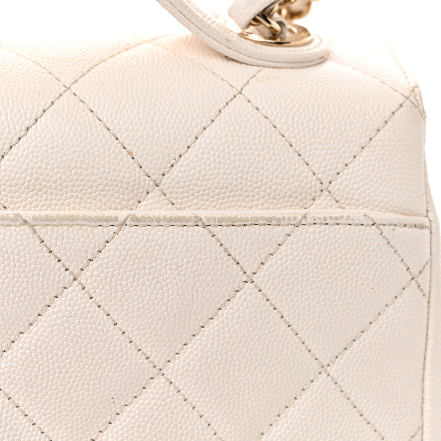 Chanel Caviar Quilted Medium Business Affinity Flap White 17 of 18