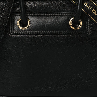 Balenciaga Agneau S Blanket Square Tote Black 7 of 9