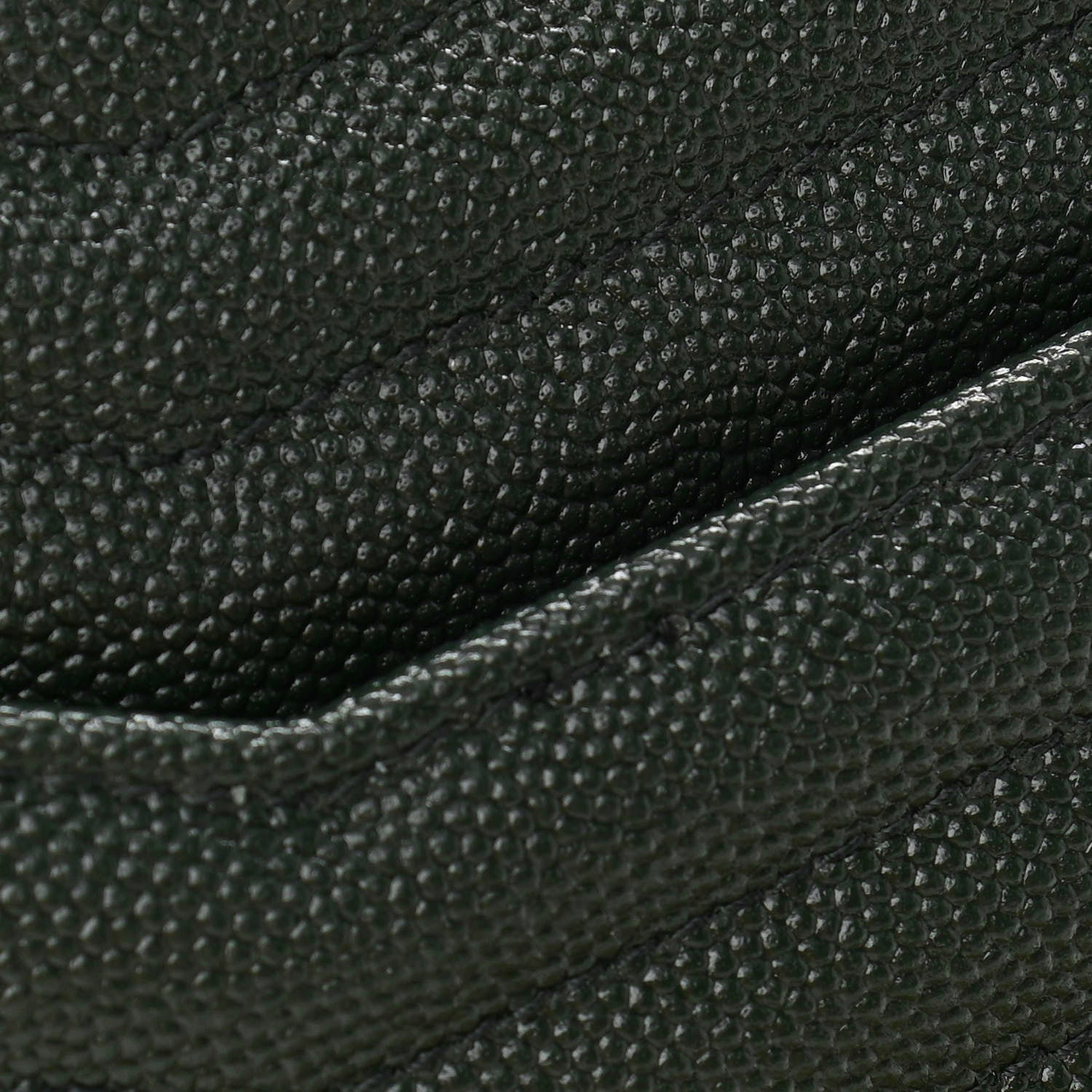 Saint Laurent Grain De Poudre Matelasse Monogram Mini Lou Camera Bag New Vert Fonce 11 of 12