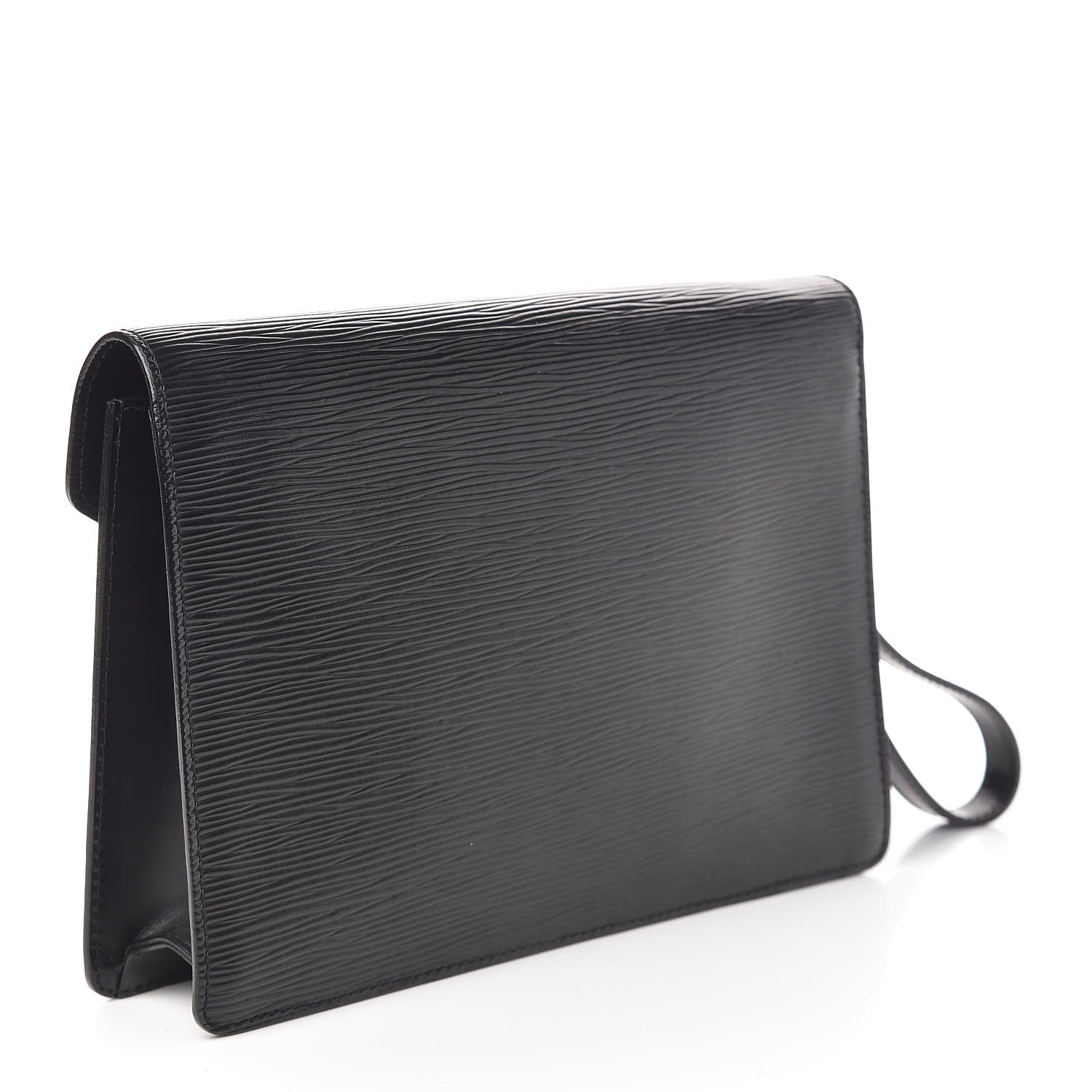 Louis Vuitton Epi Pochette Sellier Dragonne Clutch Black 3 of 9